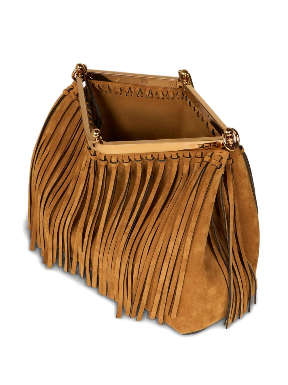Etro Medium Vela Fringing Shoulder Bag — Same as shown — Size One Size — Back View