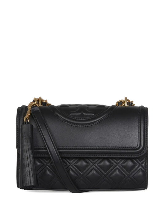 Tory Burch Quilted Tassel Detail Shoulder Bag — Same as shown — Size One Size — Front View