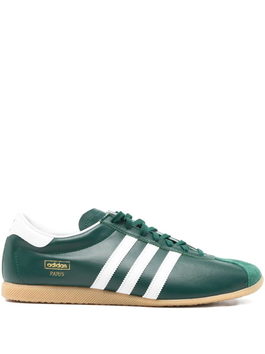 adidas Paris Lace-Up Sneakers — Green — Size US M 4.5 - US W 6 — Front View