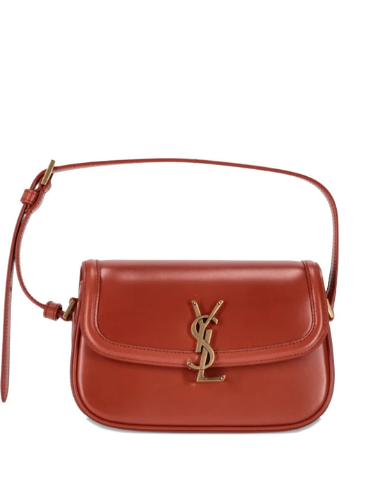 Saint Laurent Mini Solferino Leather Shoulder Bag — Same as shown — Size One Size — Front View