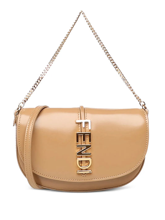 Fendi Fendigraphy Chain Shoulder Bag — Same as shown — Size One Size — Front View