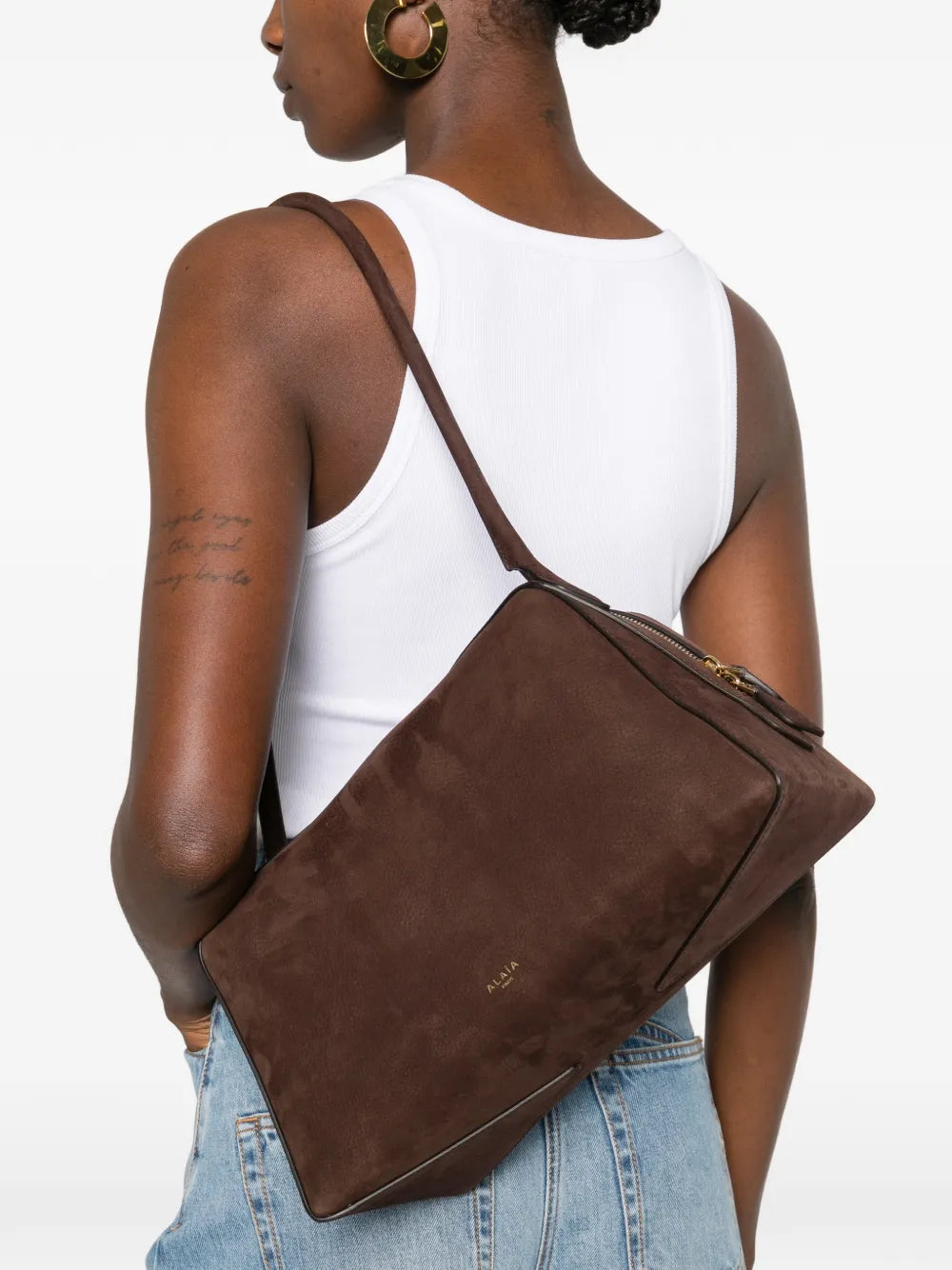 Alaia Le Bouledogue Shoulder Bag — Same as shown — Size One Size — Side View