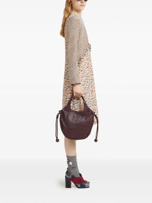 Marni Leather Tote Bag — Same as shown — Size One Size — Front View