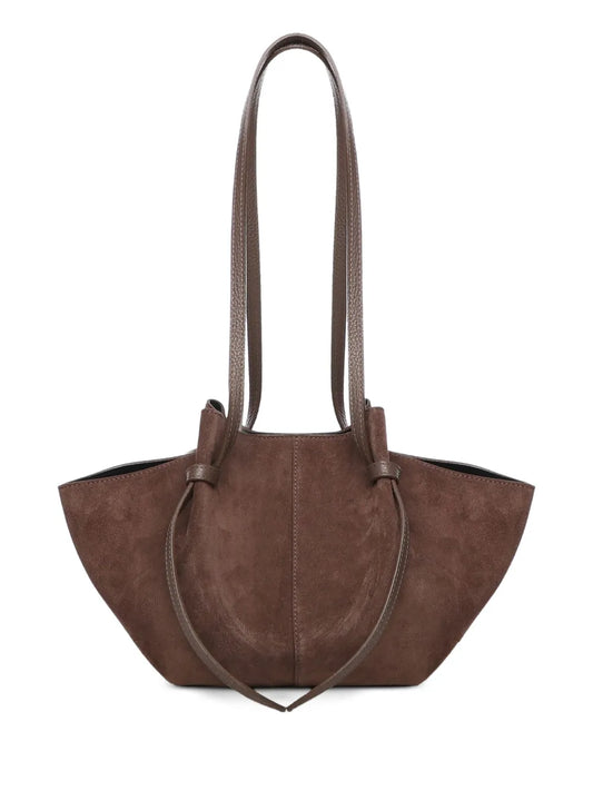Yuzefi Large Mochi Suede Knot Shoulder Bag — Same as shown — Size One Size — Front View