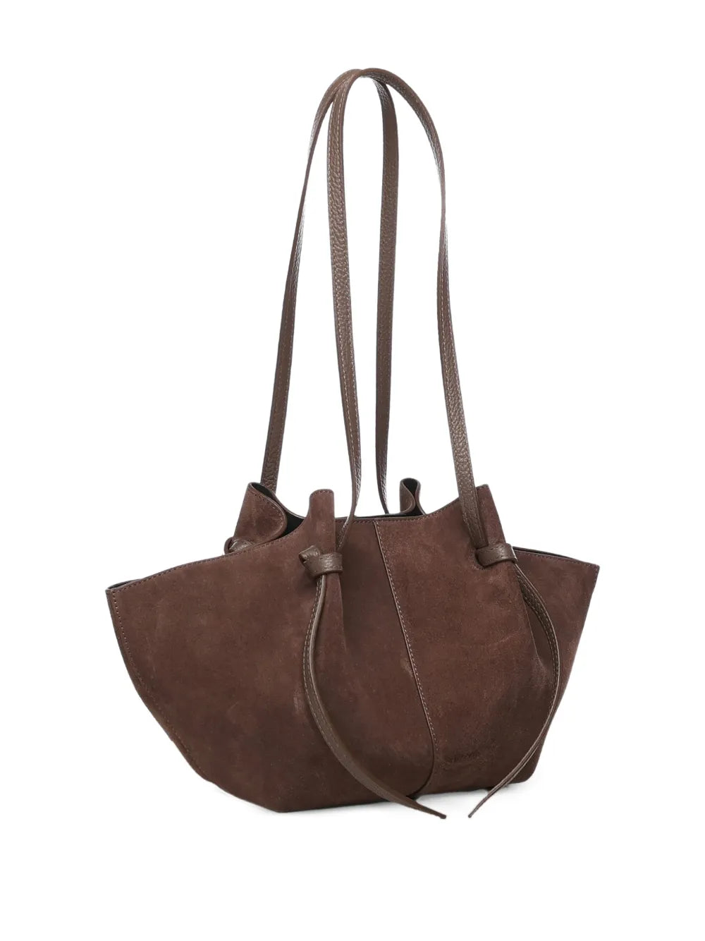 Yuzefi Large Mochi Suede Knot Shoulder Bag — Same as shown — Size One Size — Back View