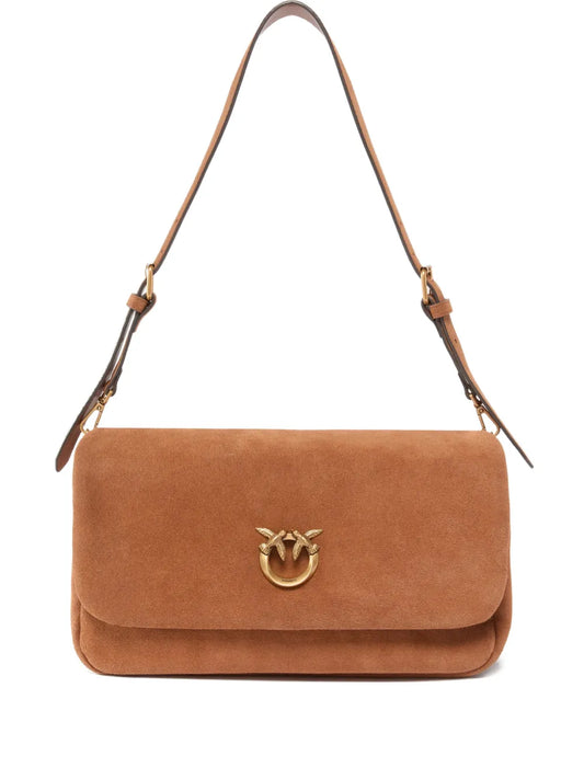 Pinko Logo Applique Shoulder Bag — Same as shown — Size One Size — Front View