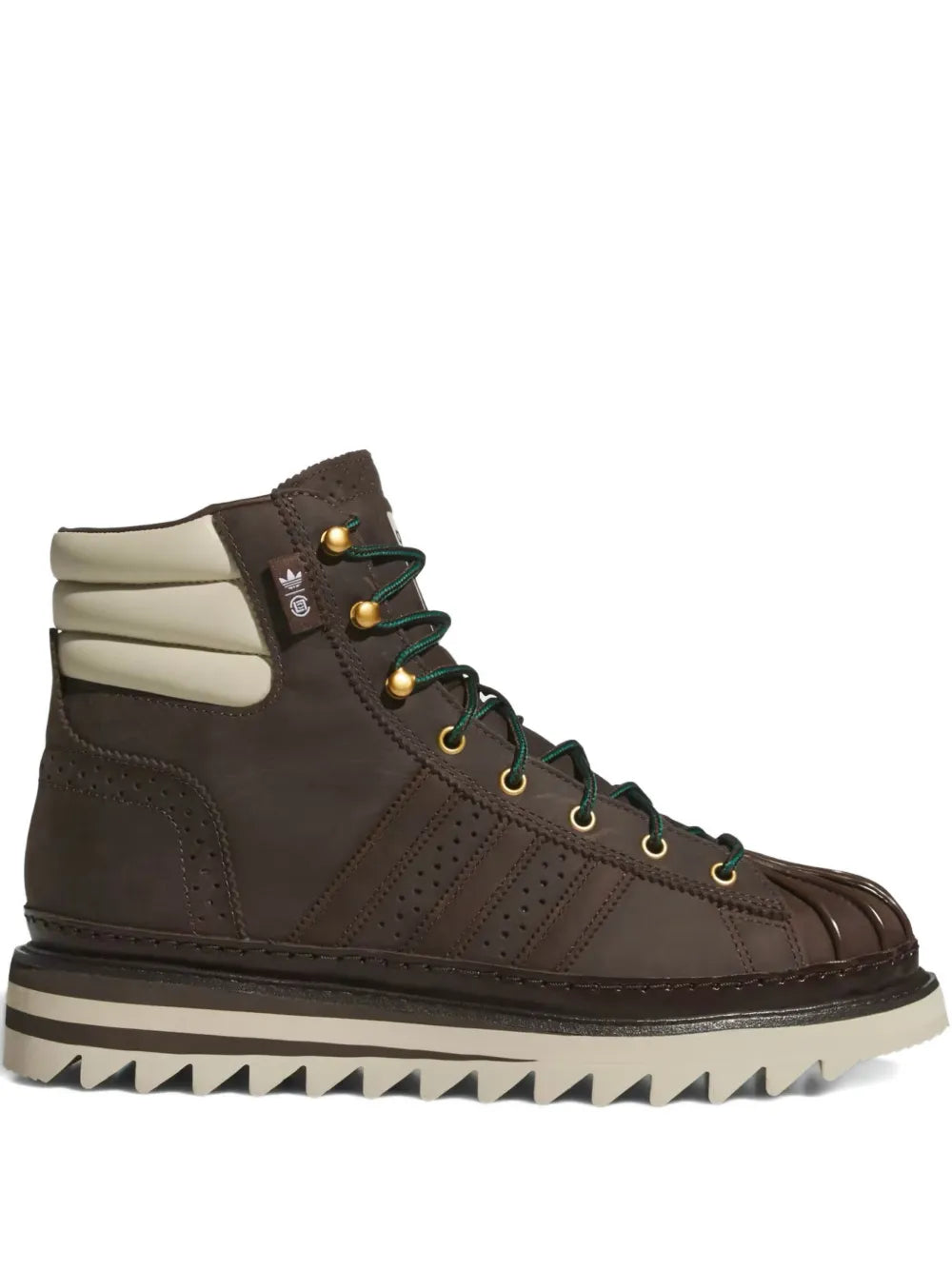 adidas Pro Model Sneakers — Brown — Size US M 6.5 - US W 8 — Front View
