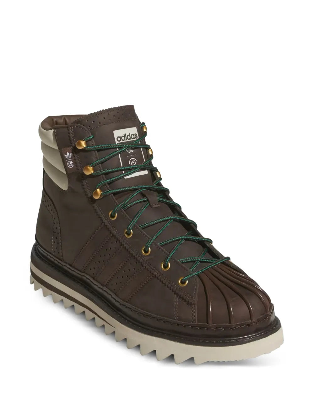 adidas Pro Model Sneakers — Brown — Size US M 6.5 - US W 8 — Side View