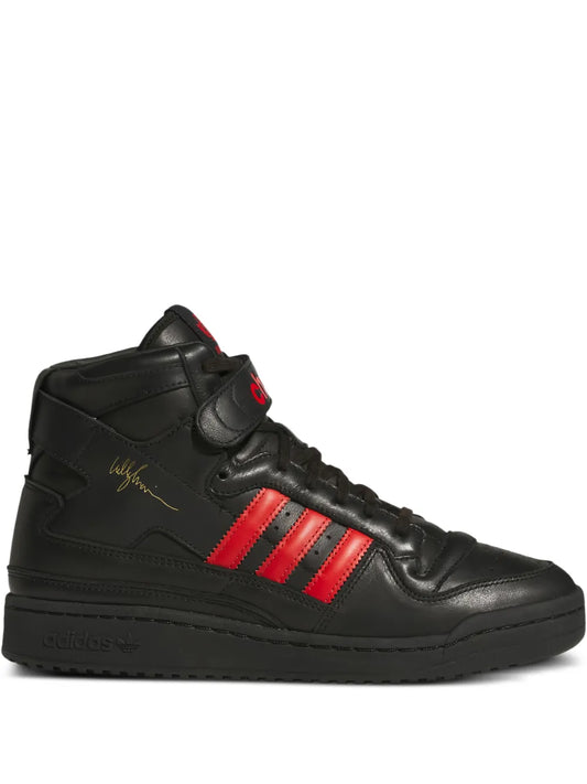 adidas Forum 84 Three-Stripe Sneakers — Black — Size US M 8.5 - US W 10 — Front View