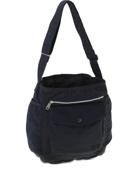 Porter Yoshida Co Zip Pocket Shoulder Bag — Same as shown — Size One Size — Front View