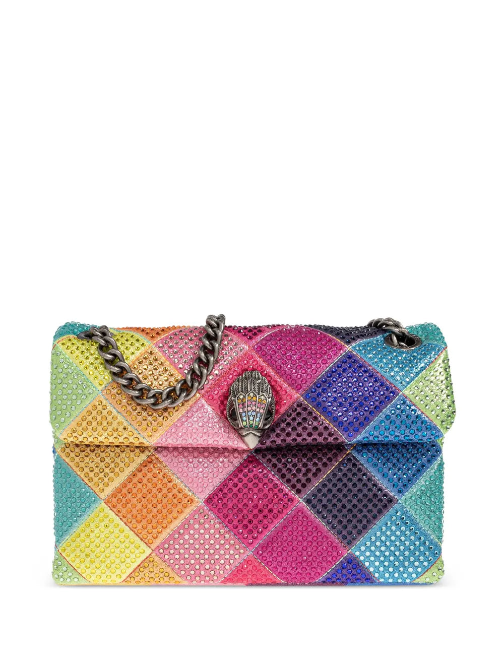 Kurt Geiger London Medium Kensington Crystal Embellished Shoulder Bag — Same as shown — Size One Size — Front View