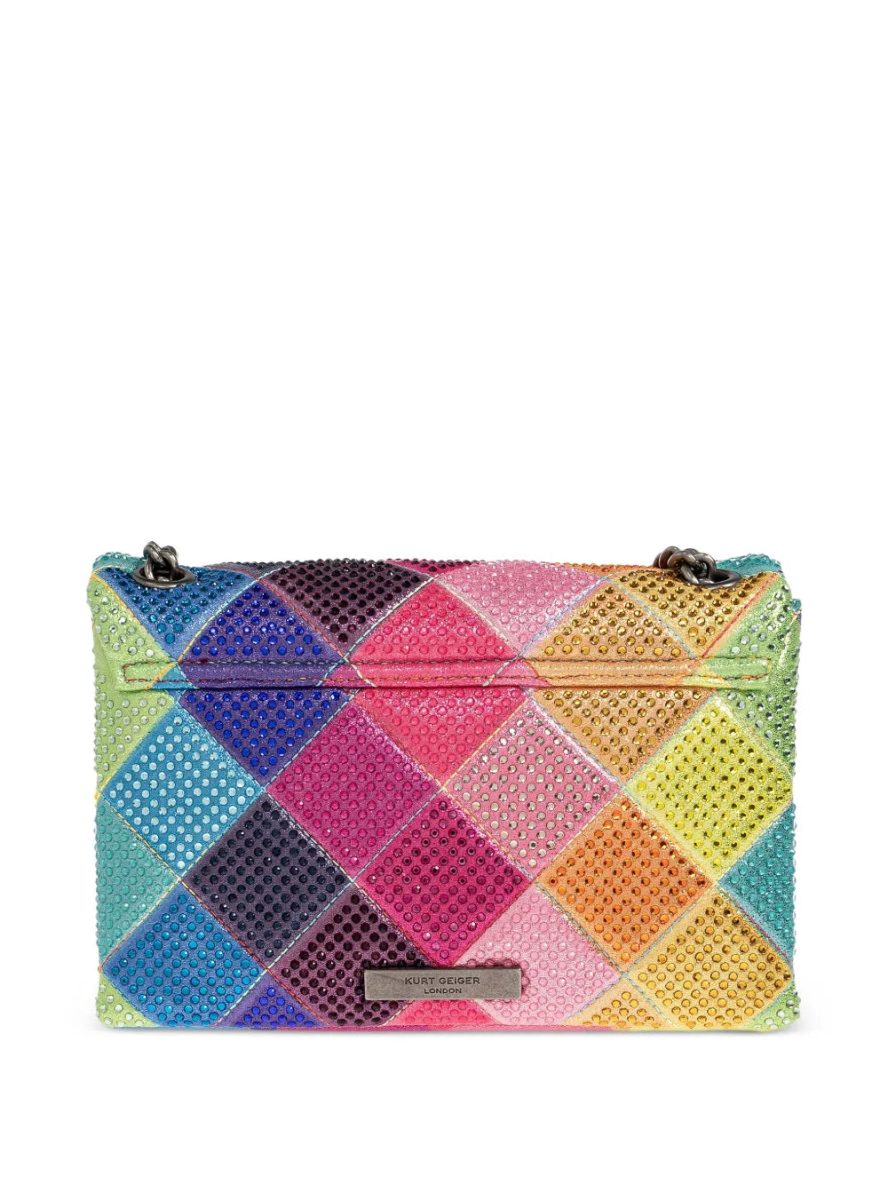 Kurt Geiger London Medium Kensington Crystal Embellished Shoulder Bag — Same as shown — Size One Size — Back View