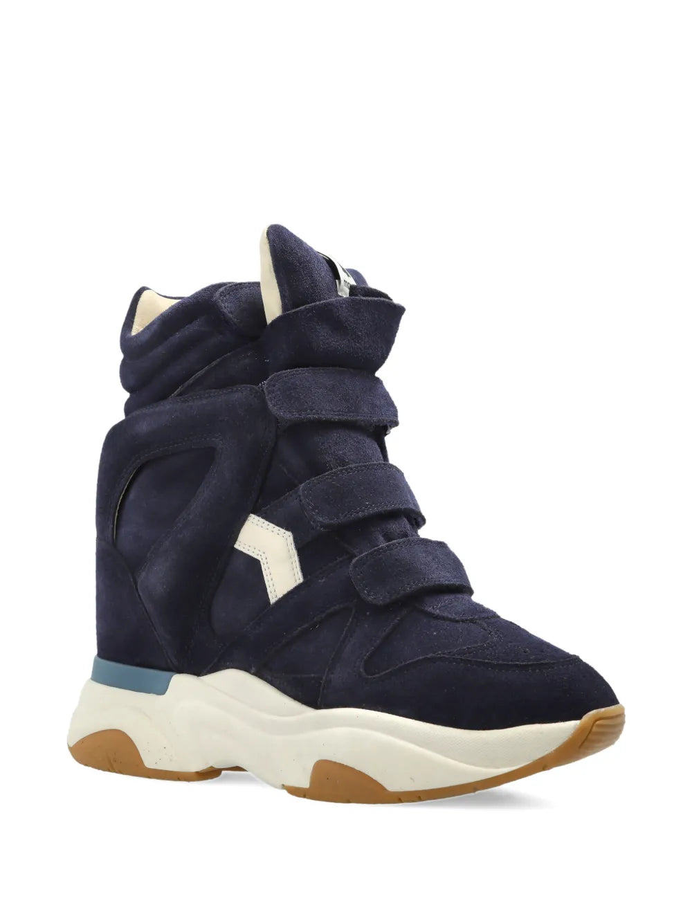 ISABEL MARANT Balskee Touch-Strap — Blue — Size US M 3.5 - US W 5 — Back View