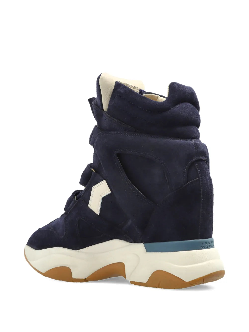 ISABEL MARANT Balskee Touch-Strap — Blue — Size US M 3.5 - US W 5 — Top View