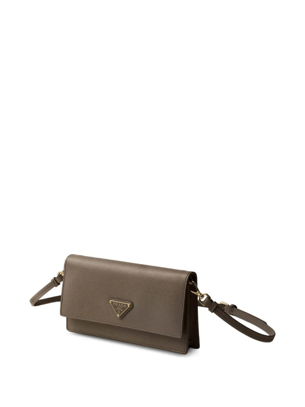 Prada Triangle Logo Leather Mini Bag — Same as shown — Size One Size — Back View