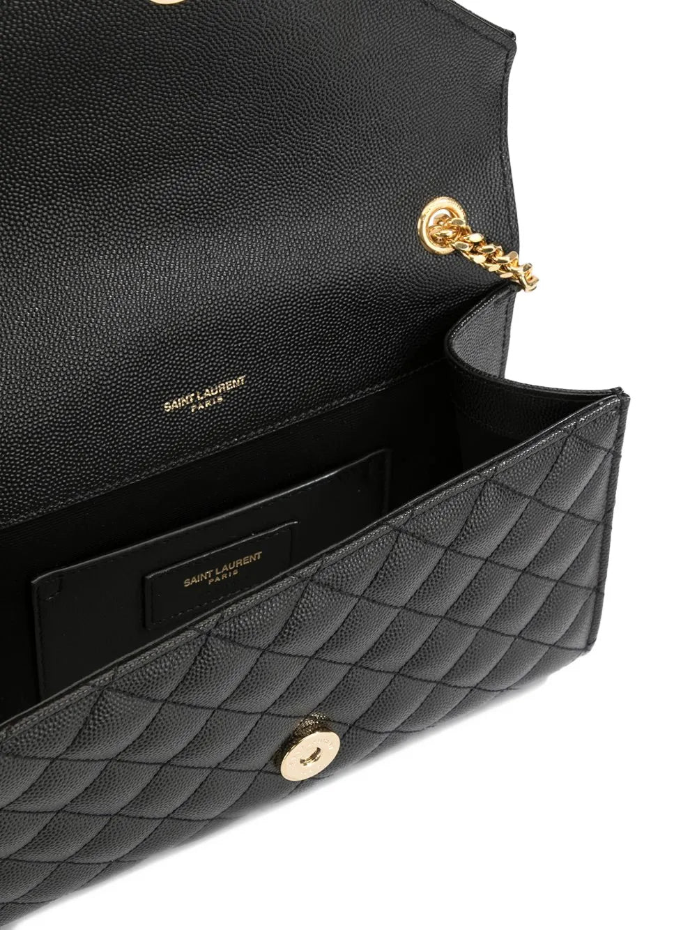 Saint Laurent Small Envelope Flap Shoulder Bag — Same as shown — Size One Size — Back View