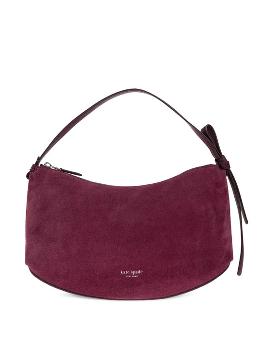 Kate Spade Loop Suede Shoulder Bag — Same as shown — Size One Size — Front View