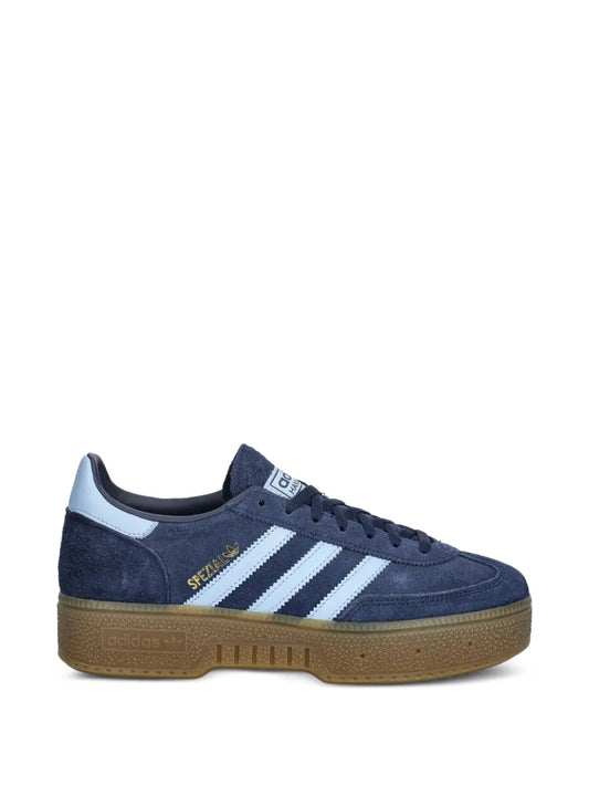 adidas Handball Spezial Three-Stripes — Blue — Size US M 3.5 - US W 5 — Front View