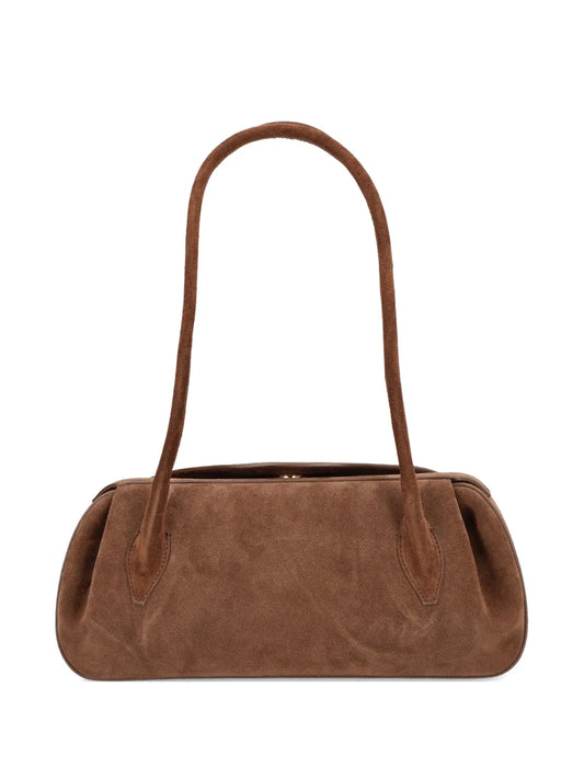Yuzefi Oyster Brown Shoulder Bag — Same as shown — Size One Size — Front View