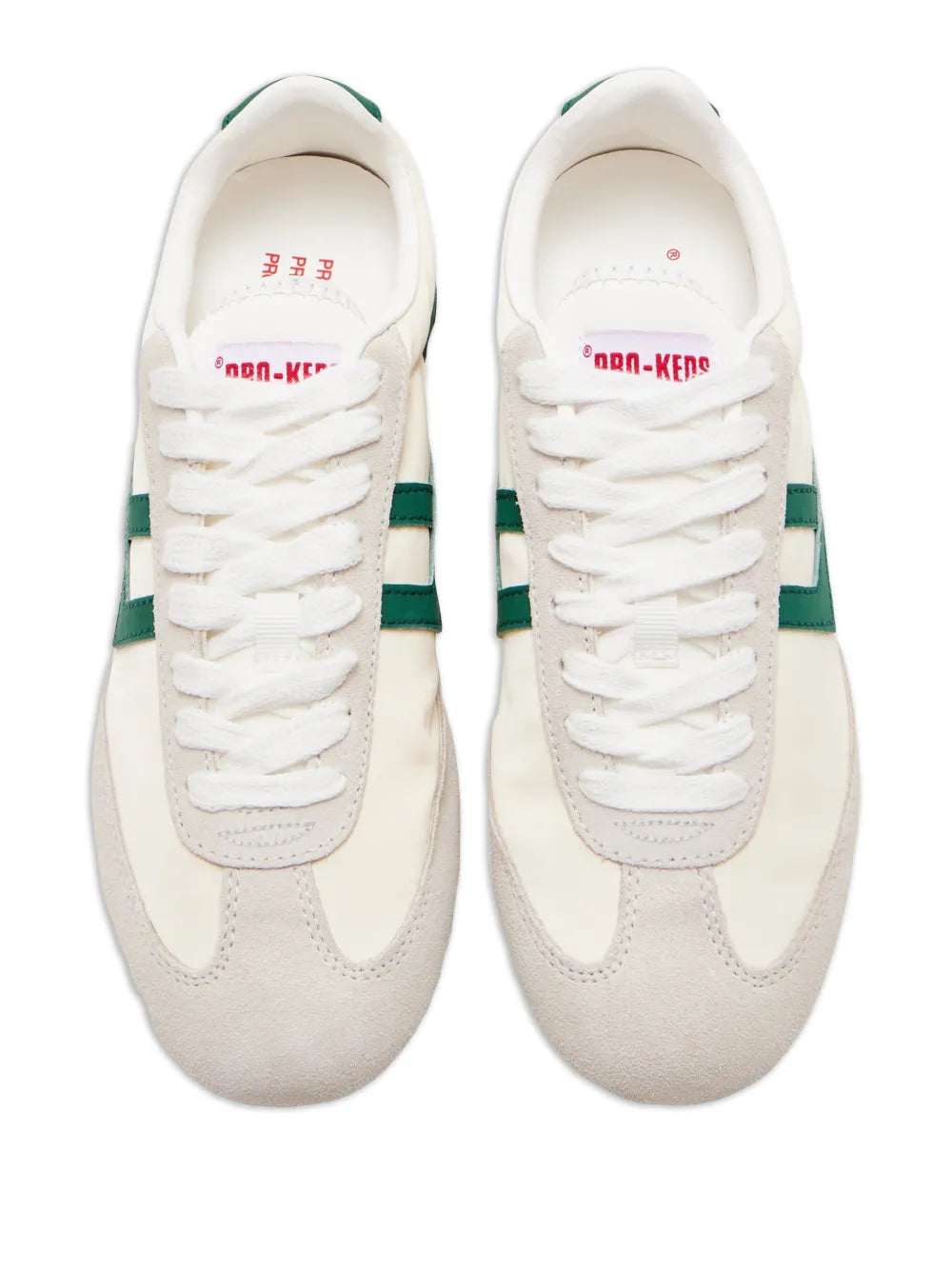 Pro-Keds Racer 77 Striped — Cream — Size US M 3.5 - US W 5 — Back View