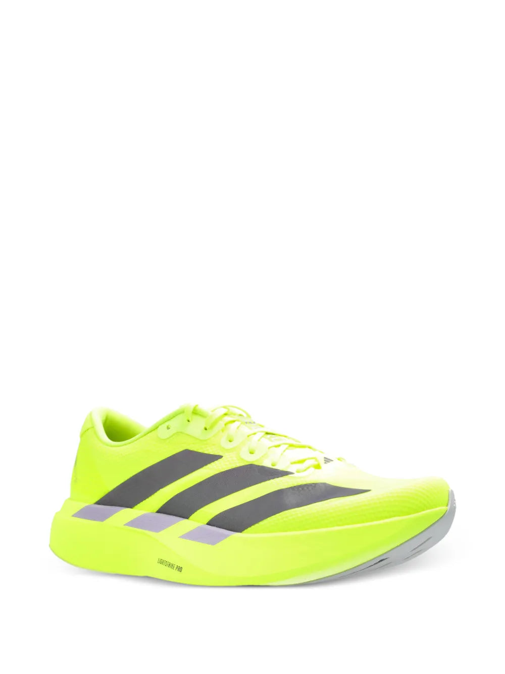 adidas Adizero Evo Sl Sneakers — Fluorescent Yellow — Size US M 7 - US W 8.5 — Side View