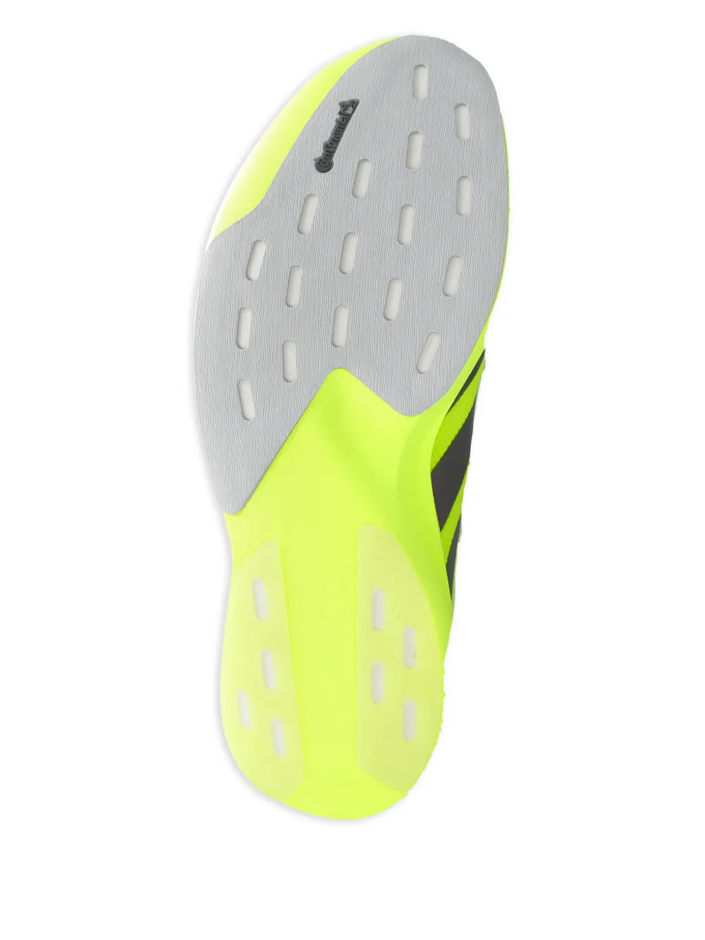 adidas Adizero Evo Sl Sneakers — Fluorescent Yellow — Size US M 7 - US W 8.5 — Top View
