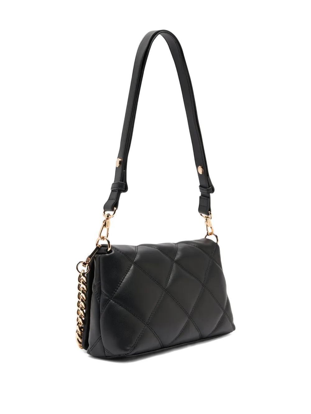 Liu Jo Lapuffy Quilted Logo Shoulder Bag — Same as shown — Size One Size — Side View