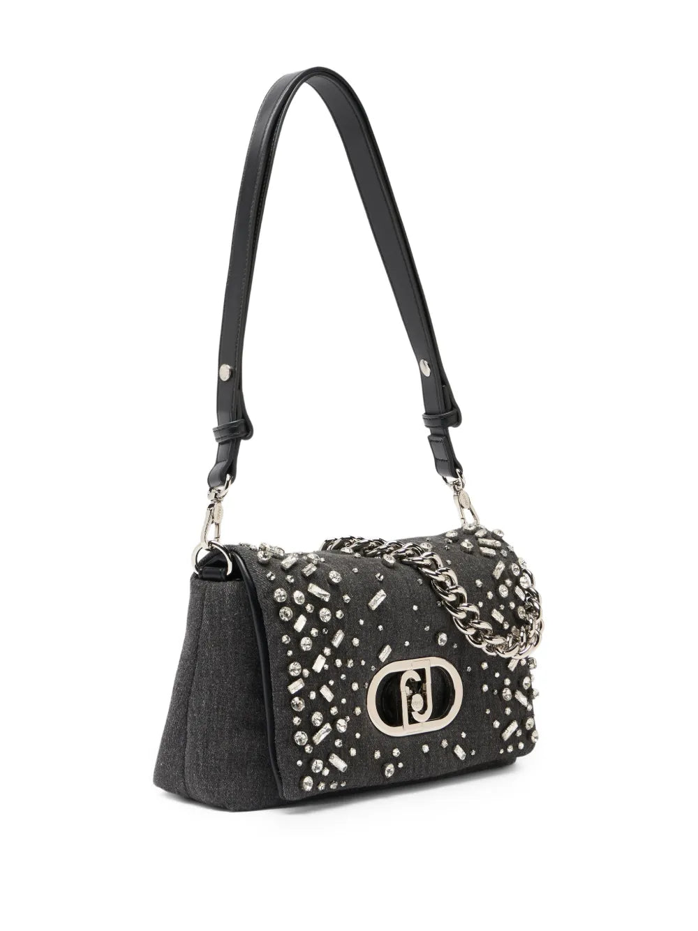 Liu Jo Quilted Jewel Cross Body Bag — Same as shown — Size One Size — Side View