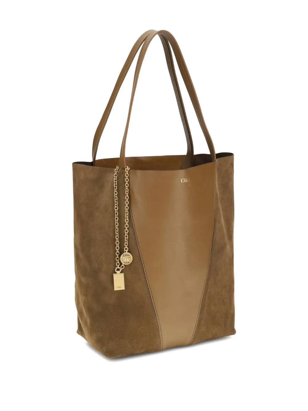 Chloe Panel Charm Shoulder Bag — Same as shown — Size One Size — Side View