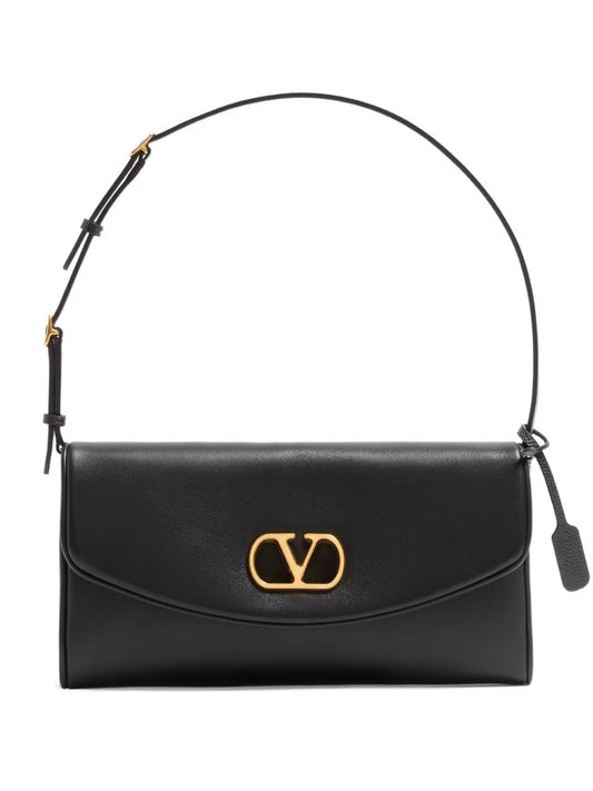 Valentino Garavani Small Devain Vlogo Signature Shoulder Bag — Same as shown — Size One Size — Front View