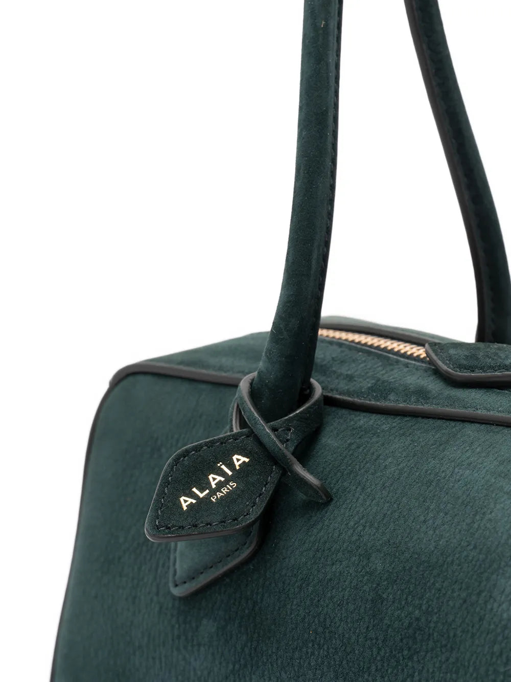 Alaia Zip Leather Shoulder Bag — Same as shown — Size One Size — Top View