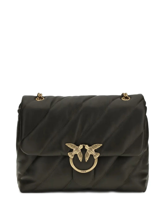 Pinko Love Quilted Shoulder Bag — Same as shown — Size One Size — Front View