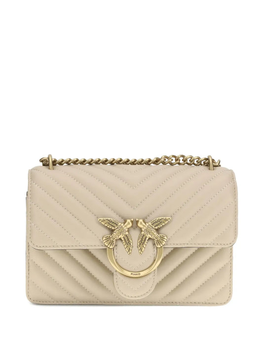 Pinko Love Chevron Chain Shoulder Bag — Same as shown — Size One Size — Front View