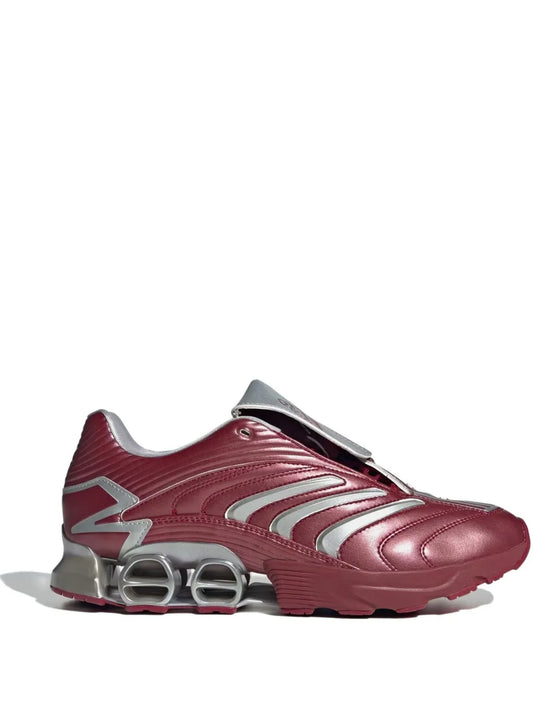 adidas Predator Megaride Stripe — Red — Size US M 3.5 - US W 5 — Front View