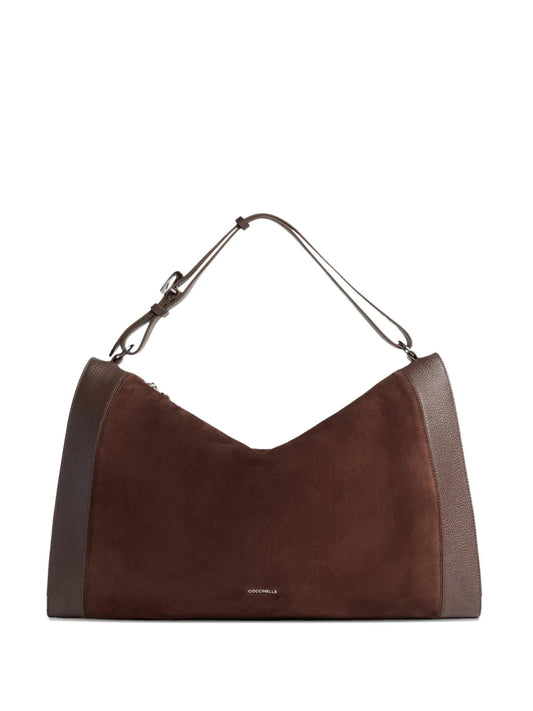 Coccinelle Elinor Zip Up Shoulder Bag — Same as shown — Size One Size — Front View