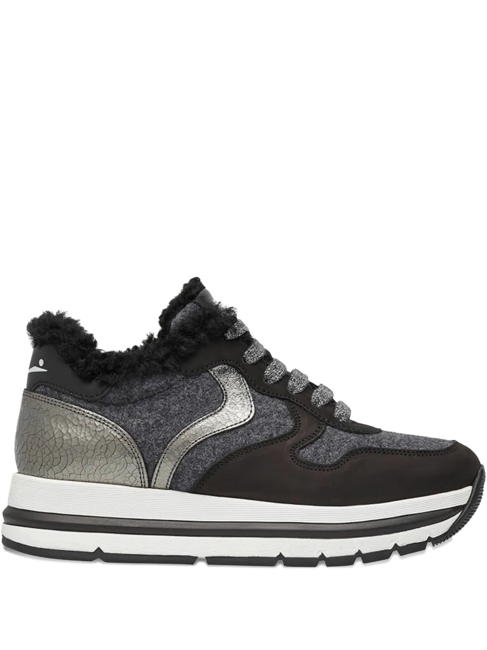 Voile Blanche Lace-Up — Black — Size US M 3.5 - US W 5 — Front View