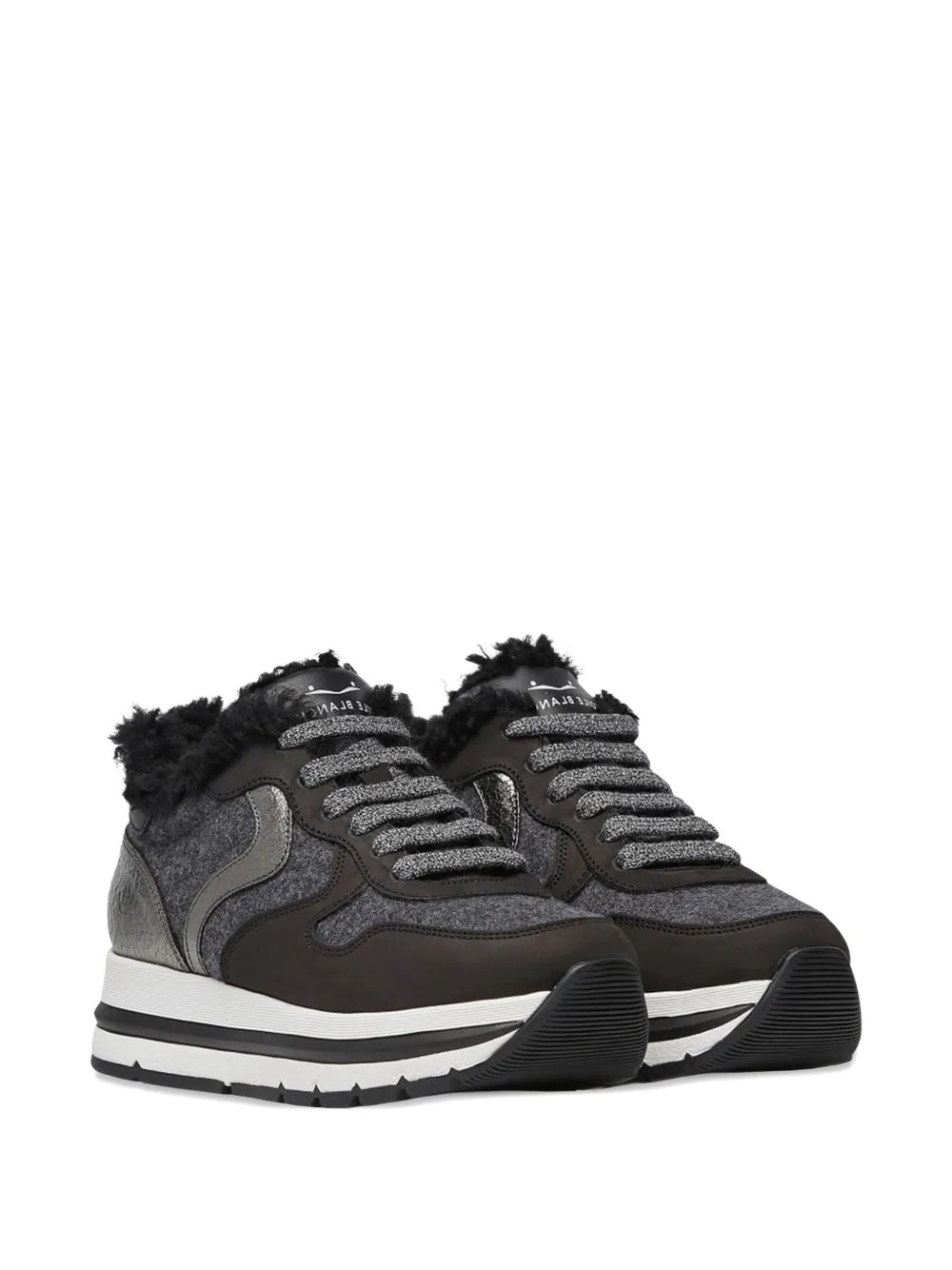 Voile Blanche Lace-Up — Black — Size US M 3.5 - US W 5 — Side View