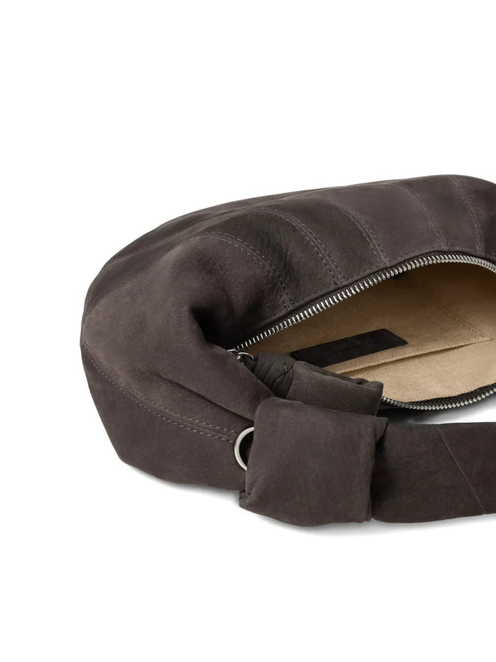 Lemaire Topstitched Fortune Croissant Shoulder Bag — Same as shown — Size One Size — Back View