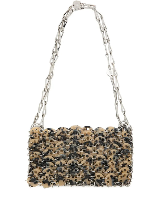 Rabanne Disc Chain Shoulder Bag — Same as shown — Size One Size — Front View