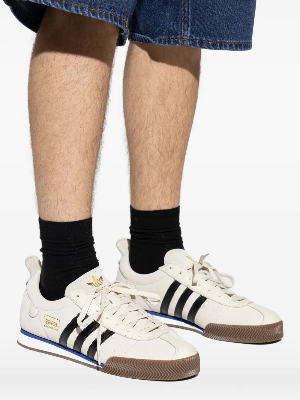 adidas Samba 62 — Black — Size US M 3.5 - US W 5 — Lifestyle View