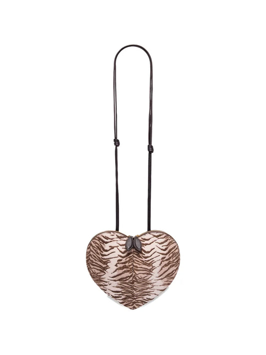 Alaia Le Cur Animal Print Shoulder Bag — Same as shown — Size One Size — Front View