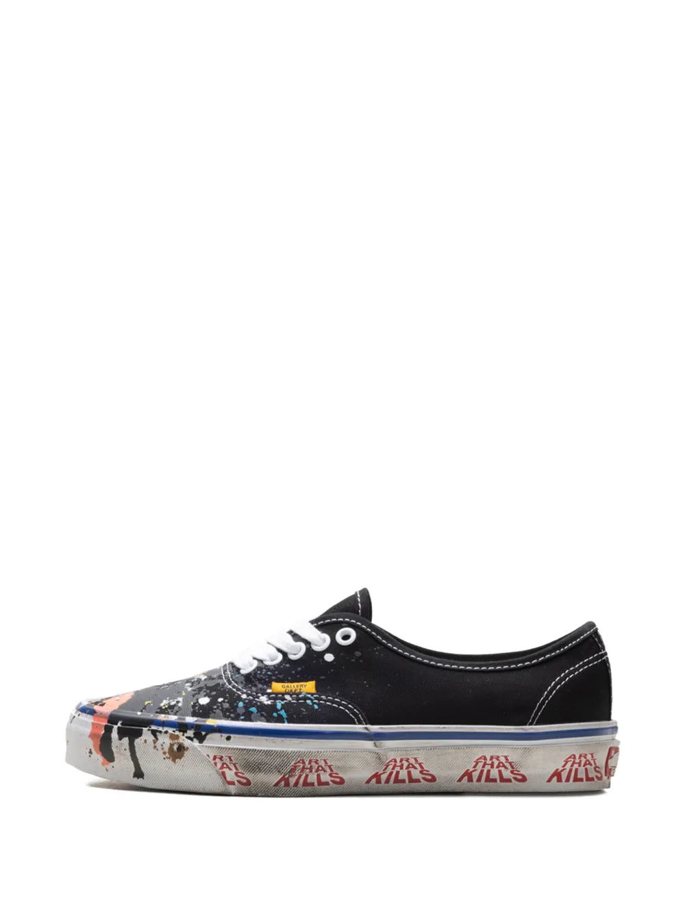 Vans X Gallery Dept. Authentic Reissue 44 — Black — Size US M 3.5 - US W 5 — Front View