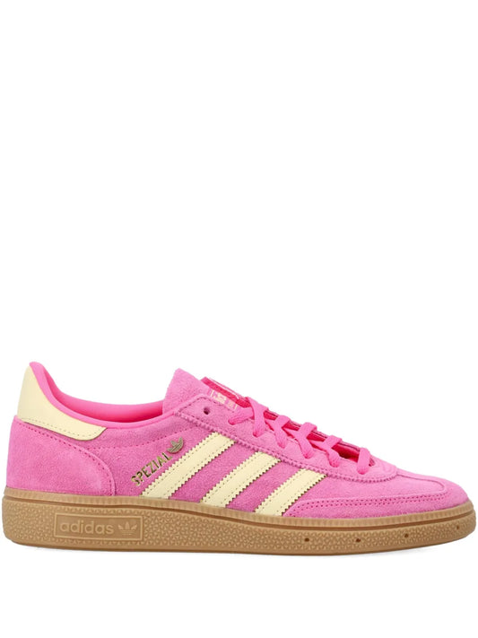 adidas Stripes Handball Spezial — Pink — Size US M 3.5 - US W 5 — Front View