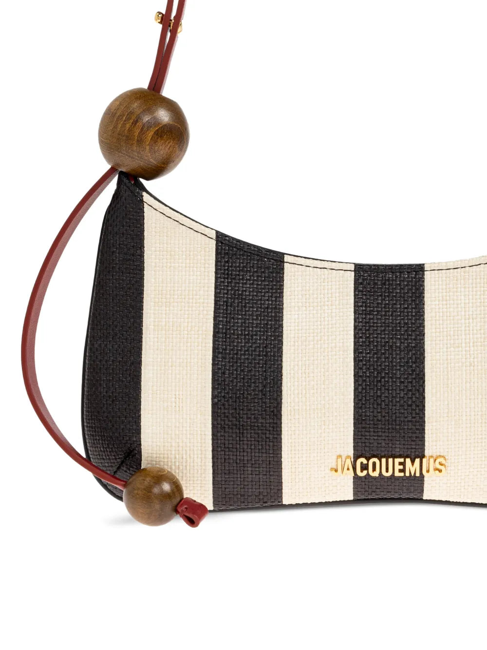 Jacquemus The Bisou Perle Striped Shoulder Bag — Same as shown — Size One Size — Lifestyle View