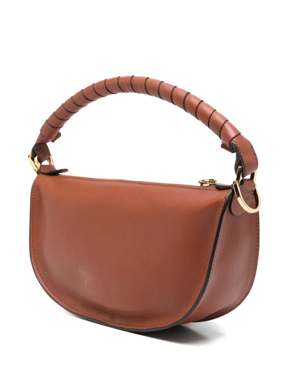 Chloe Mini Marcie Twisted Handle Leather Shoulder Bag — Same as shown — Size One Size — Back View