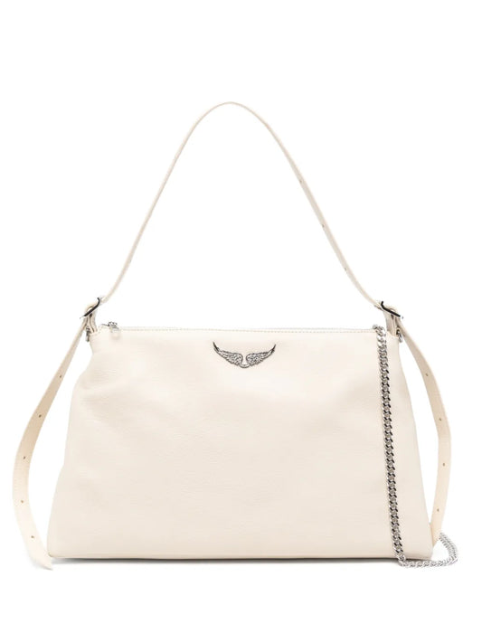 Zadigvoltaire Jim Wings Detail Top Handle Shoulder Bag — Same as shown — Size One Size — Front View