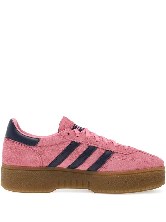 adidas Handball Spezial Bold Three-Stripes Platform — Pink — Size US M 3.5 - US W 5 — Front View