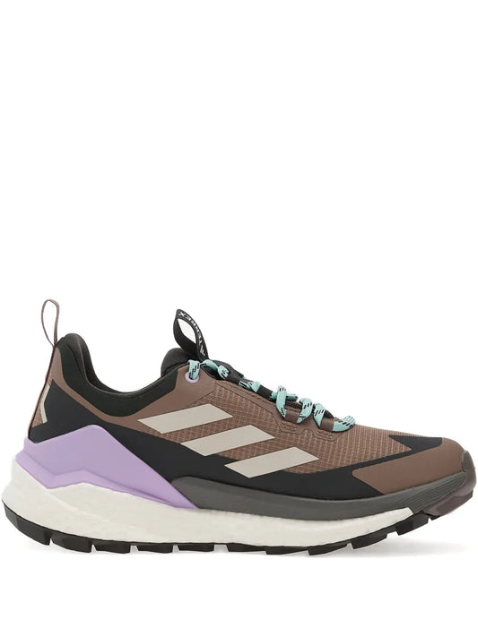 adidas Free Hiker 2.0 Striped — Brown — Size US M 3.5 - US W 5 — Front View