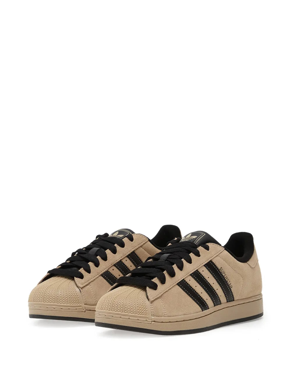 adidas Superstar Ii Three-Stripe — Beige — Size US M 3.5 - US W 5 — Side View