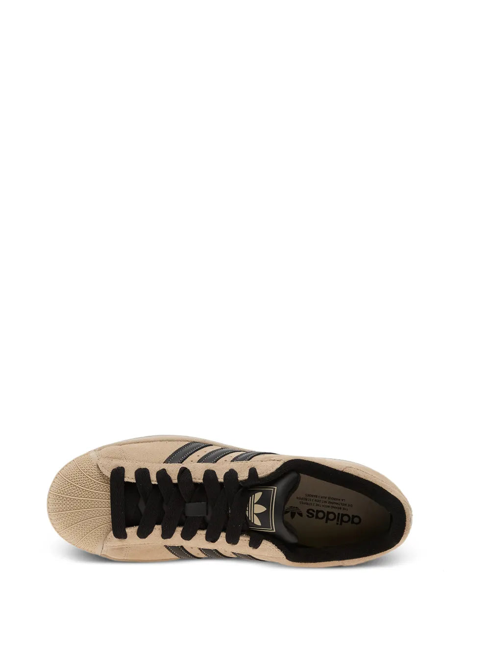 adidas Superstar Ii Three-Stripe — Beige — Size US M 3.5 - US W 5 — Detail View